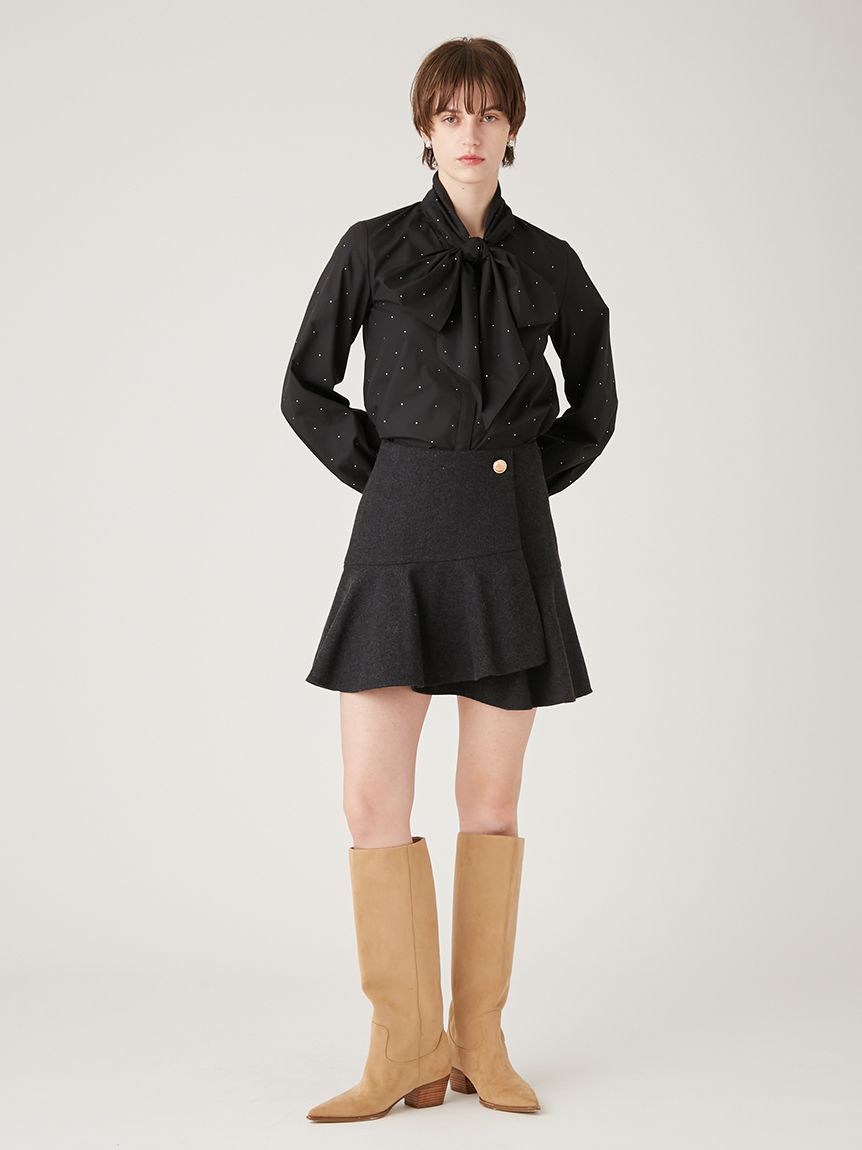 FURFUR「ツイードフレアスカート」|スカート|