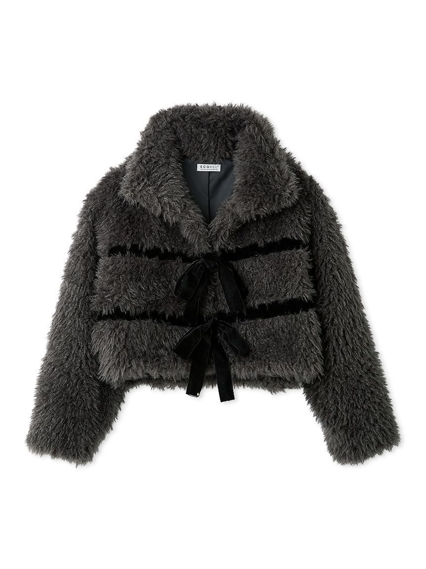 Sustainableリボンボアショートコート（SNIDEL）｜ルミネの