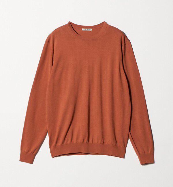 UNITED ARROWS「コットン ハイゲージ クルーネック ニット」|ニット・セーター|