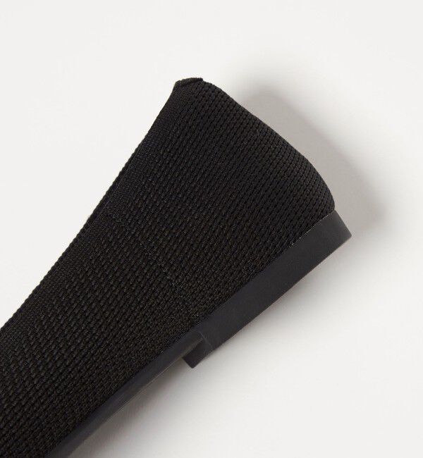 UNITED ARROWS green label relaxing「ウェルネス ニット スクエアVカット シューズ 撥水 ウォッシャブル」|ローファー|