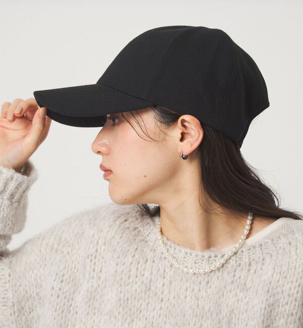 UNITED ARROWS green label relaxing「起毛ピーチ バイザー キャップ / 帽子 UVカット」|キャップ・キャスケット|