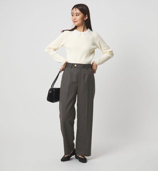 UNITED ARROWS green label relaxing「［size SHORT/TALLあり］Greed グリード ストレート パンツ ウォッシャブル」|スラックス|