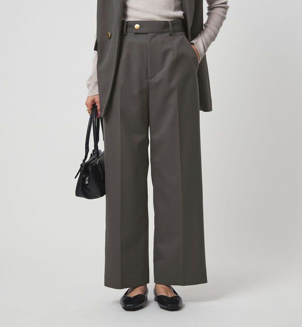 UNITED ARROWS green label relaxing「［size SHORT/TALLあり］Greed グリード ストレート パンツ ウォッシャブル」|スラックス|