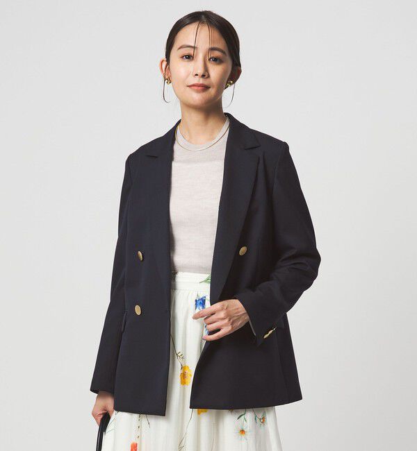 UNITED ARROWS green label relaxing「［size SHORTあり］Greed グリード ダブル ジャケット ウォッシャブル」|テーラードジャケット|