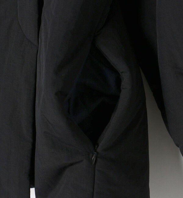 quaranciel「quaranciel: 中綿 テーラード ミドル ジャケット コート」|ダウン|