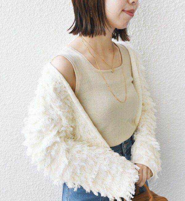 SHIPS for women「〈洗濯機可能〉2WAY ラメ タンクトップ」|タンクトップ|