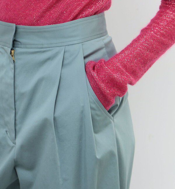 BACCA「ストレッチコットンハイウエストテーパードパンツ」|その他|