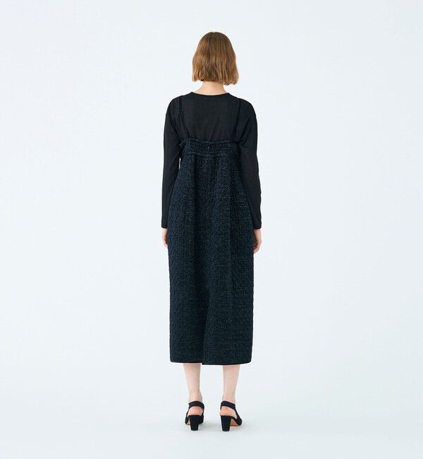 Ballsey「キルティングベロア コクーンキャミソールワンピース」|ワンピース|