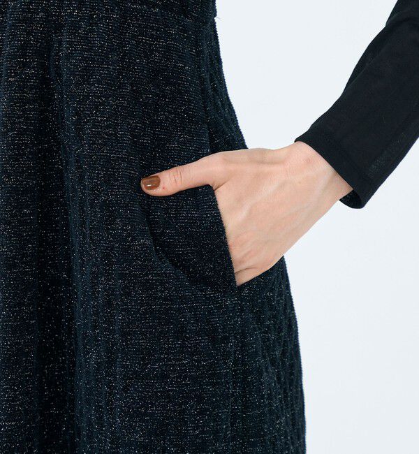 Ballsey「キルティングベロア コクーンキャミソールワンピース」|ワンピース|