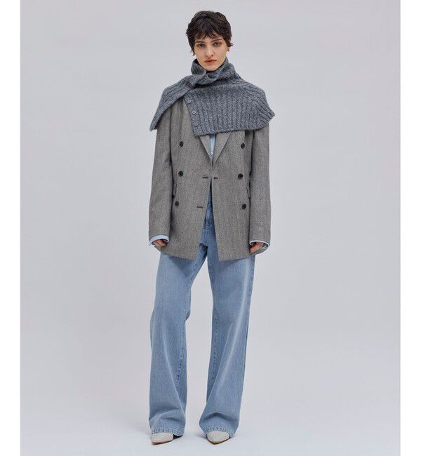 BEIGE,「GLAIEULS / アルパカ混インターシャスヌード」|マフラー|