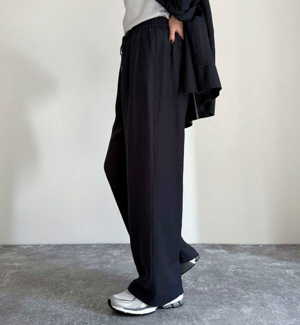 fredy emue「《セットアップ対応》リネン混スラブツイルイージーパンツ」|チノ|