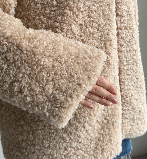  「【インフルエンサーOKOCHI企画】ボアブルゾン」|その他|