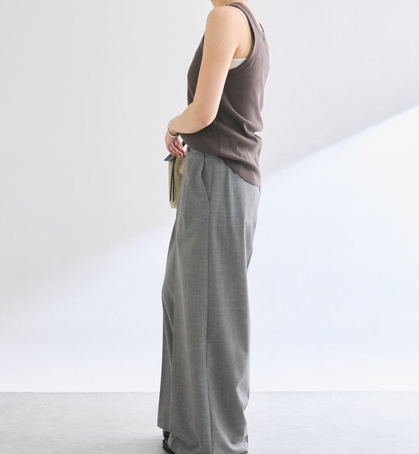  「【2way仕様】テレコ2WAYタンク」|キャミソール|