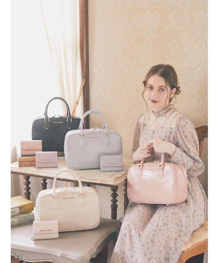 Maison de FLEUR「クロコ型押しバッグ」|その他|