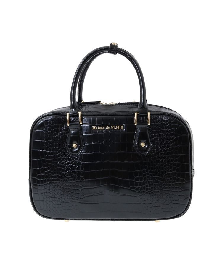 Maison de FLEUR「クロコ型押しバッグ」|その他|