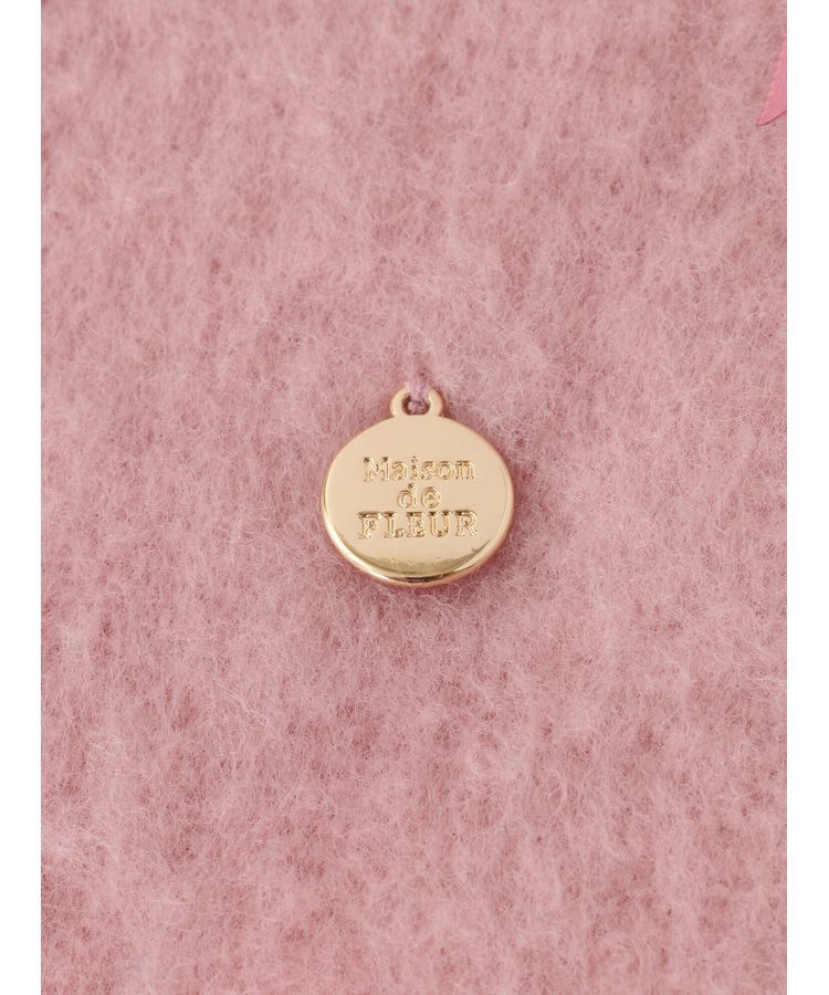 Maison de FLEUR「リボンフリンジストール」|ストール|