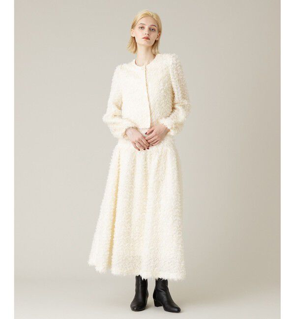 LOULOU WILLOUGHBY「【LOULOU WILLOUGHBY】フラワーパピヨンブルゾン」|ブルゾン・スタジャン|