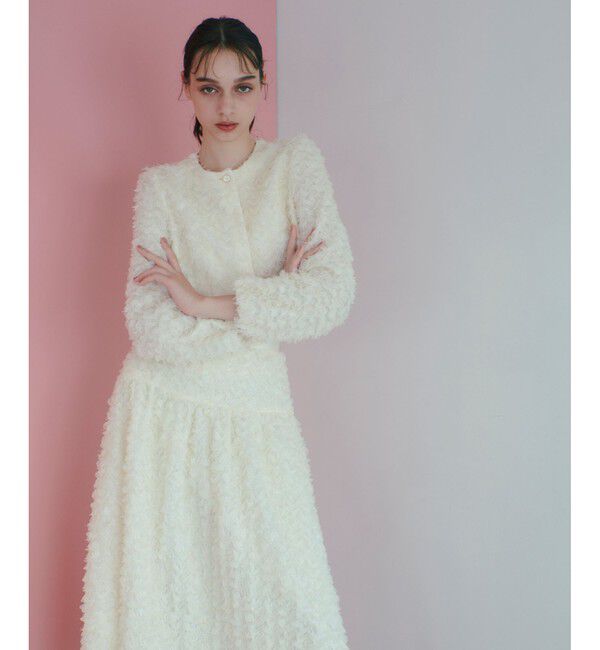 LOULOU WILLOUGHBY「【LOULOU WILLOUGHBY】フラワーパピヨンブルゾン」|ブルゾン・スタジャン|