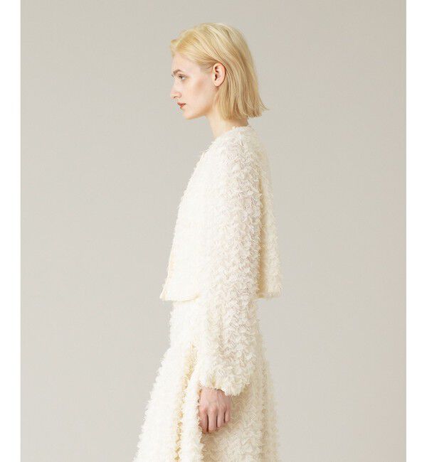 LOULOU WILLOUGHBY「【LOULOU WILLOUGHBY】フラワーパピヨンブルゾン」|ブルゾン・スタジャン|