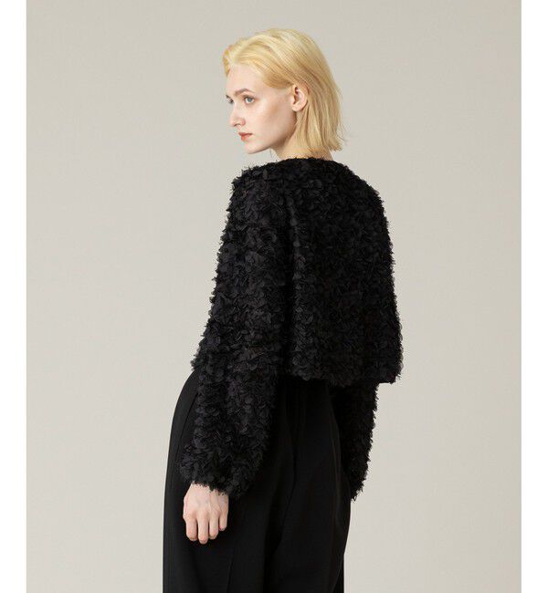 LOULOU WILLOUGHBY「【LOULOU WILLOUGHBY】フラワーパピヨンブルゾン」|ブルゾン・スタジャン|