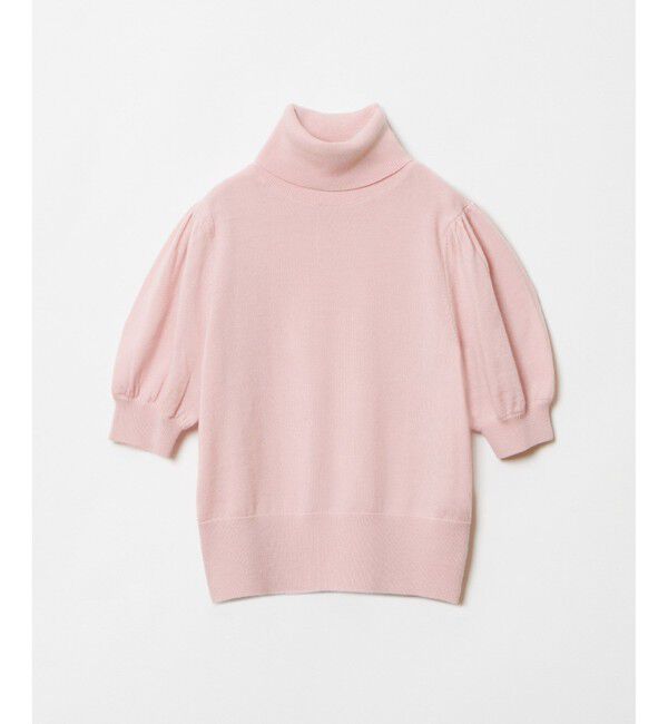 LOULOU WILLOUGHBY「【LOULOU WILLOUGHBY】タートルハーフスリーブプルオーバー」|ニット・セーター|
