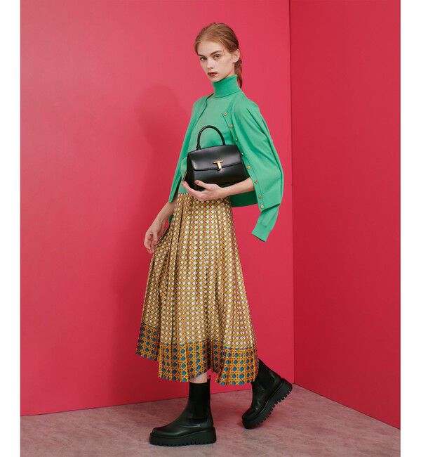 LOULOU WILLOUGHBY「【LOULOU WILLOUGHBY】タートルハーフスリーブプルオーバー」|ニット・セーター|