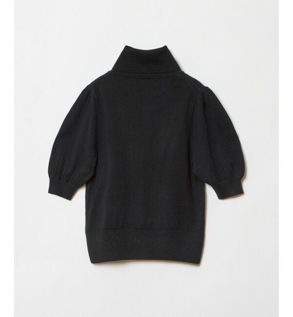 LOULOU WILLOUGHBY「【LOULOU WILLOUGHBY】タートルハーフスリーブプルオーバー」|ニット・セーター|