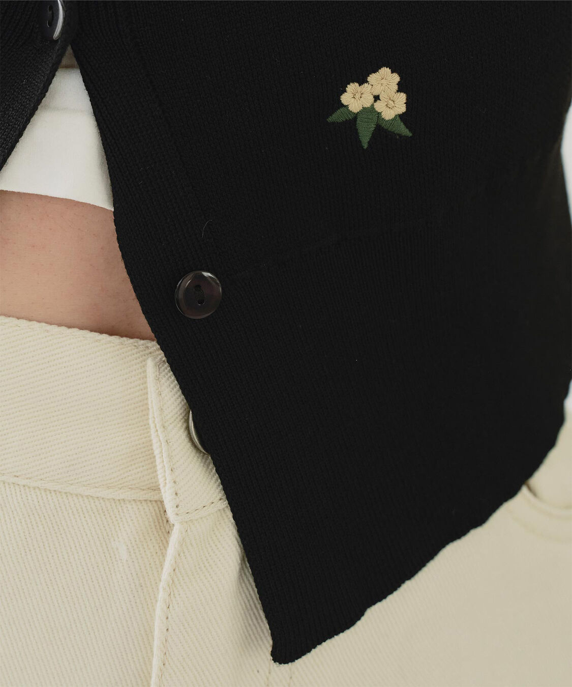 titivate「フラワー刺繍カーディガン」|カーディガン|