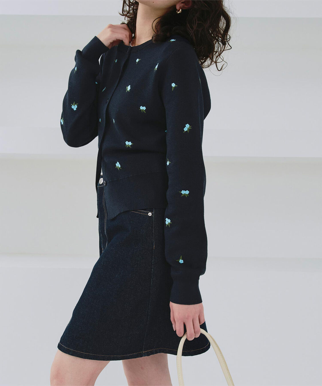titivate「フラワー刺繍カーディガン」|カーディガン|