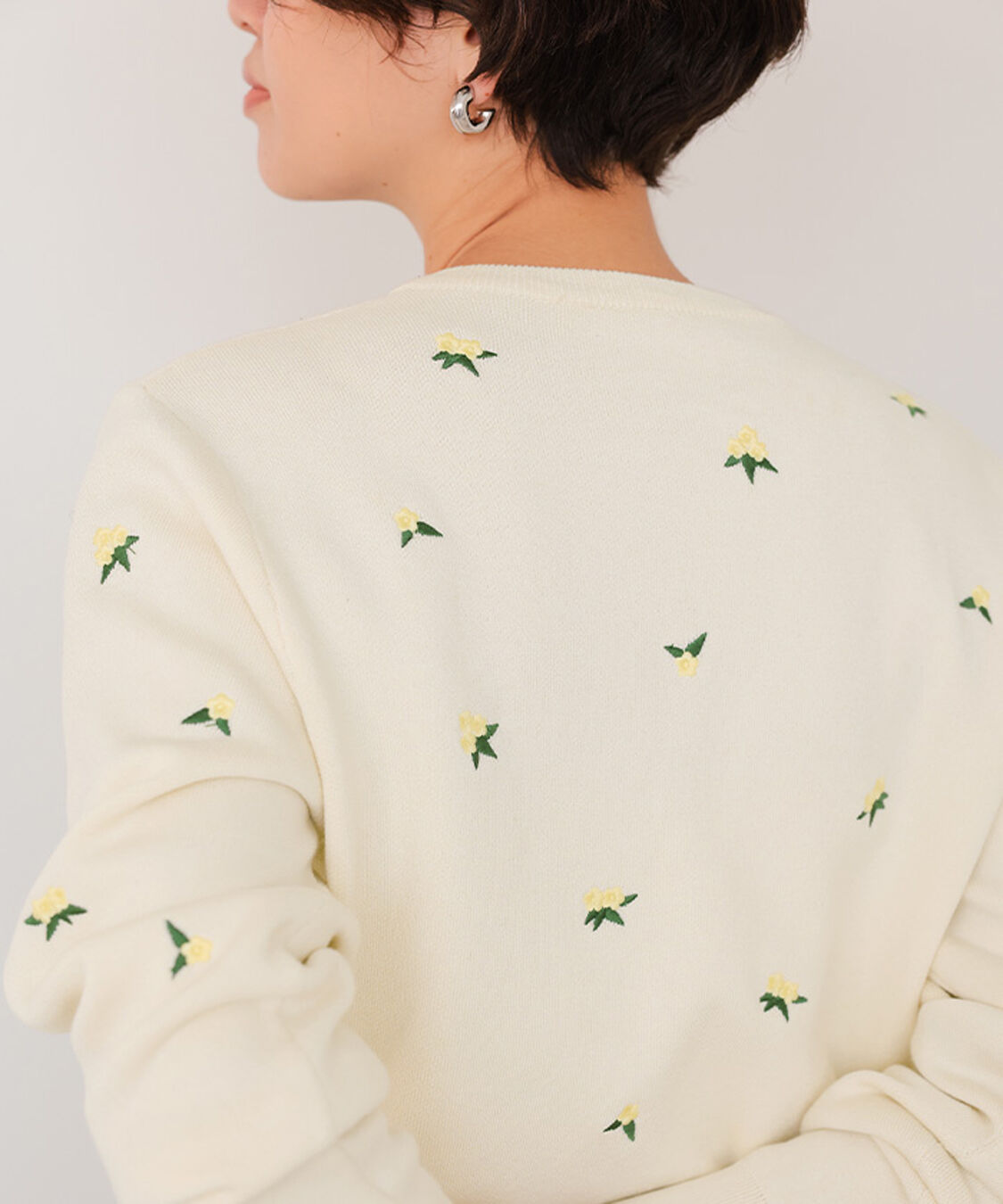 titivate「フラワー刺繍カーディガン」|カーディガン|