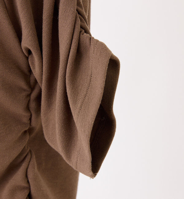  「シアー重ねオフショルトップス」|プルオーバー|