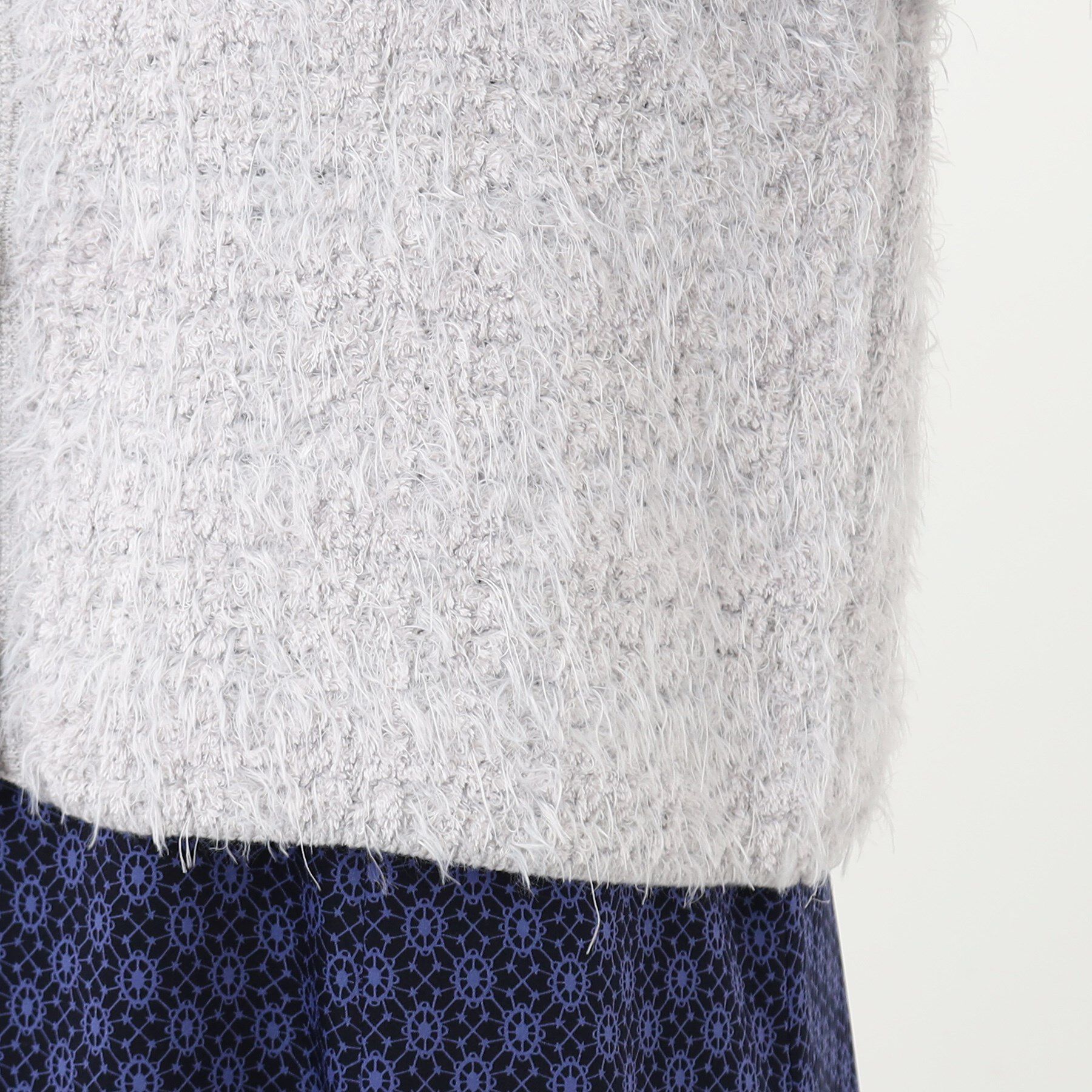 Reflect「【手洗い可】ジャカード編みカーディガン」|カーディガン|