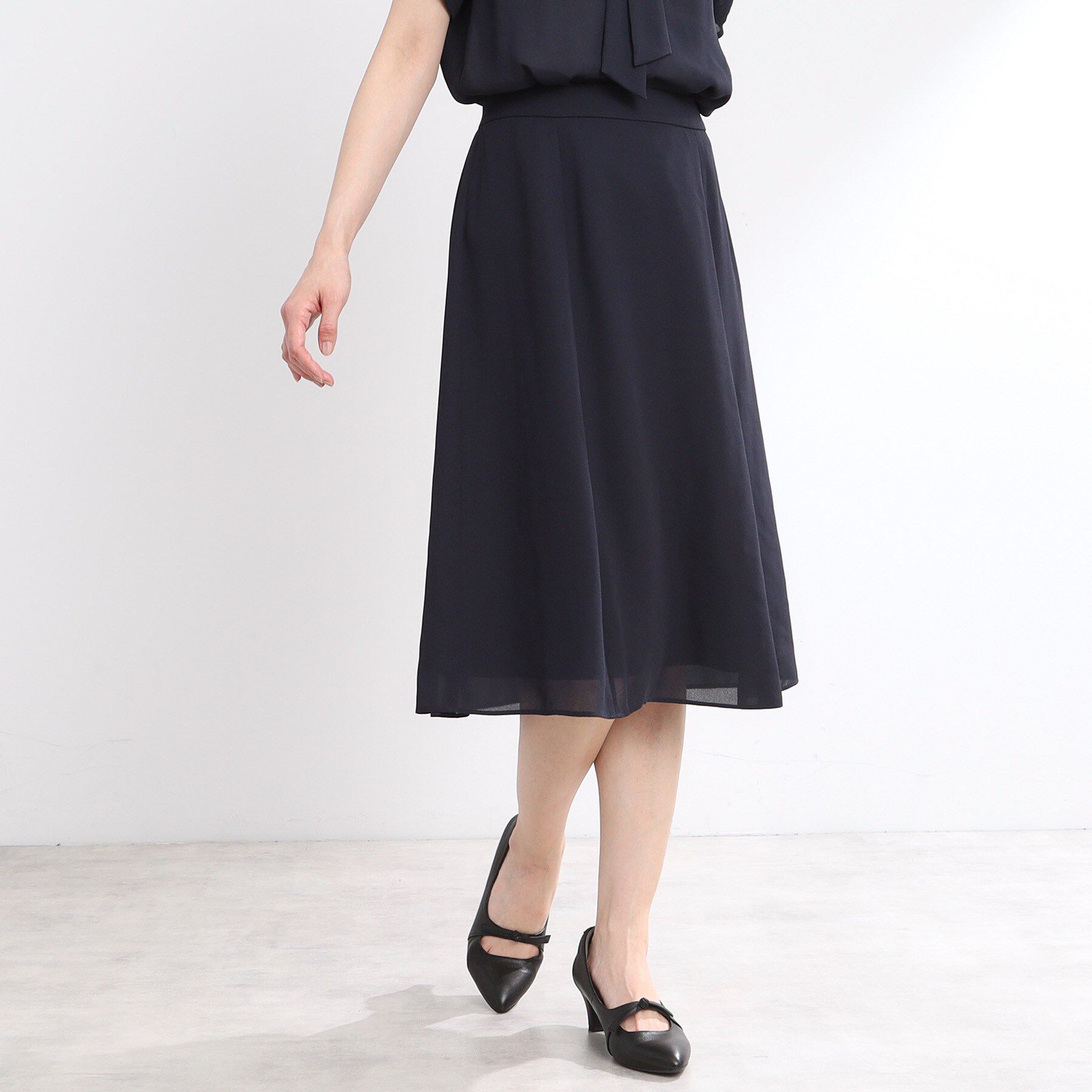 Reflect「【夏SALE／マシンウォッシュ可／セットアップ可】Aラインスカート」|スカート|