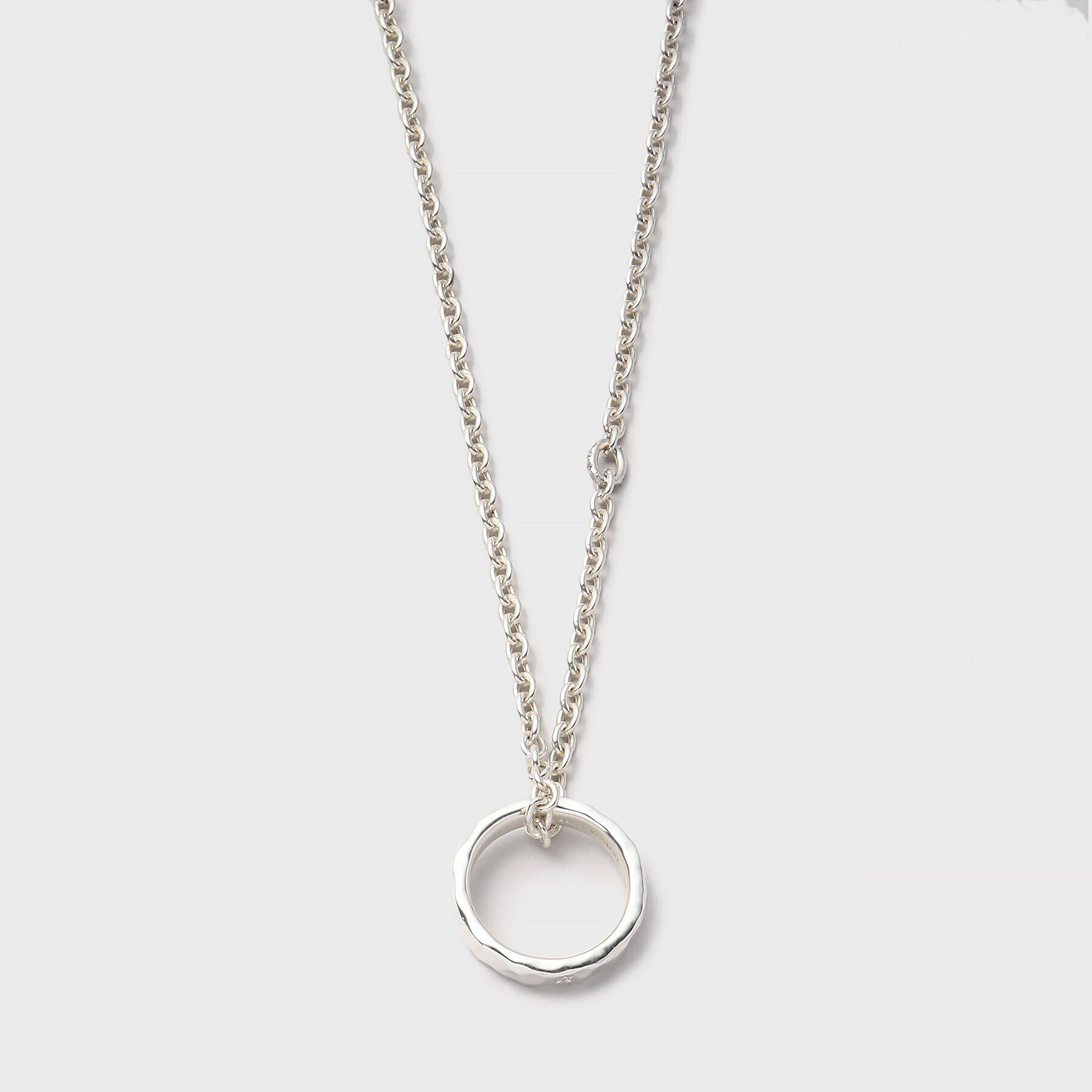 TAKEO KIKUCHI「【MADE IN JAPAN】シルバーミニリングネックレス」|ネックレス|