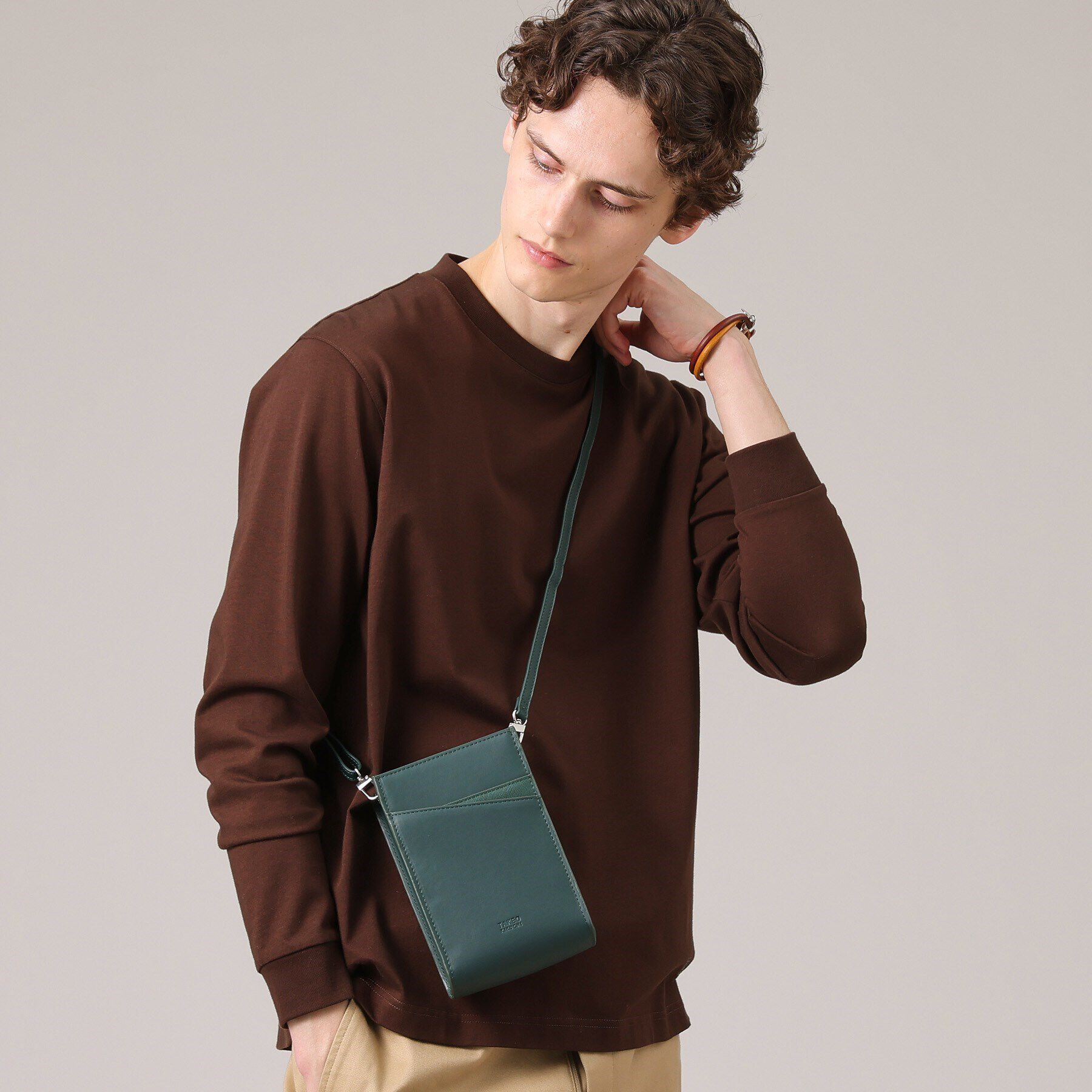 TAKEO KIKUCHI「ミニ　ボックスショルダーバッグ」|ショルダー・メッセンジャー|