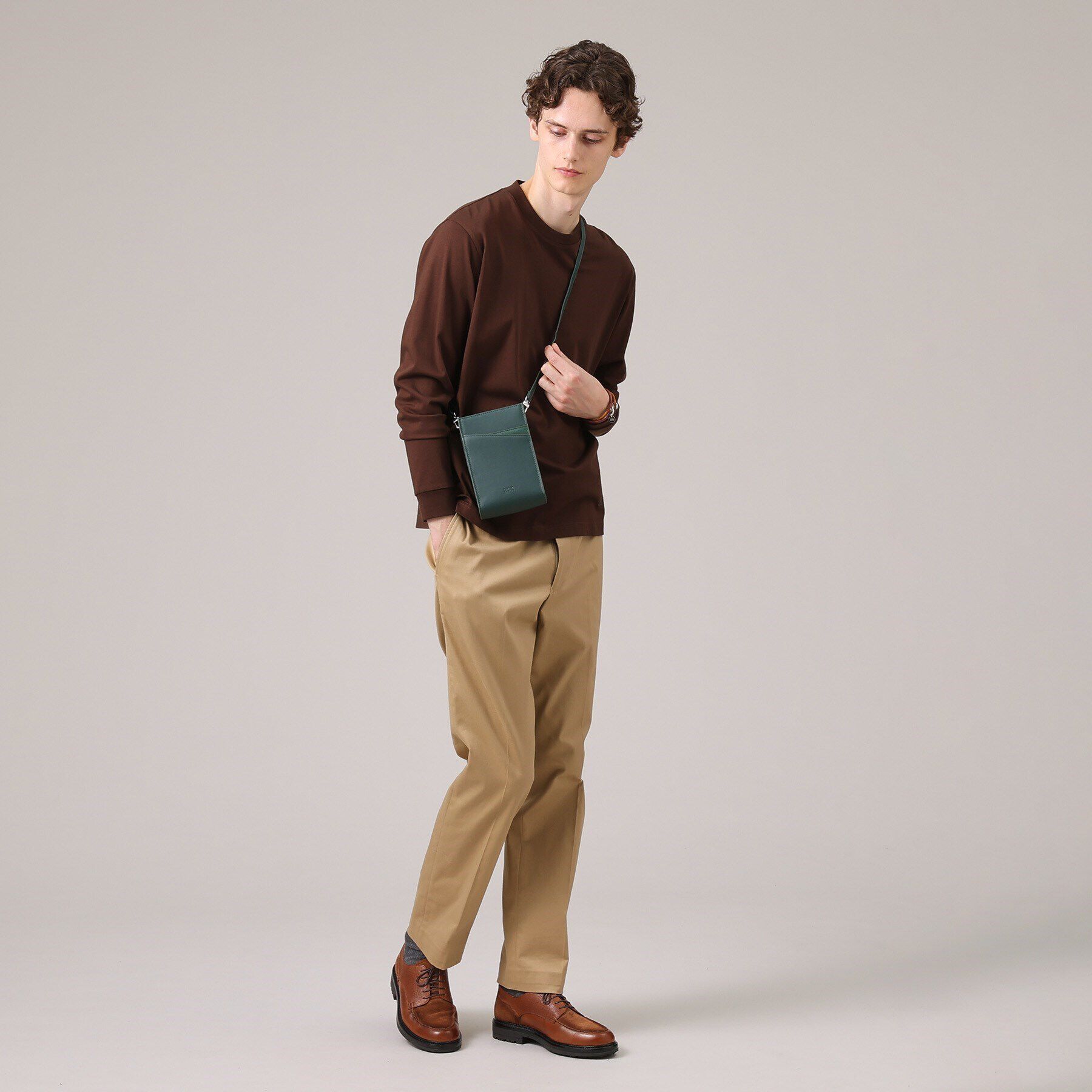 TAKEO KIKUCHI「ミニ　ボックスショルダーバッグ」|ショルダー・メッセンジャー|