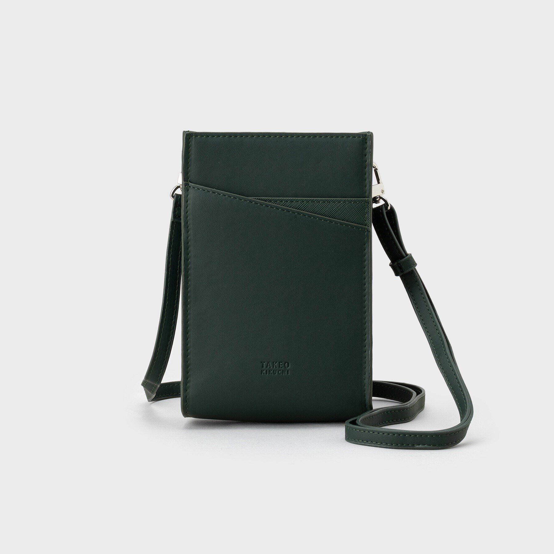 TAKEO KIKUCHI「ミニ　ボックスショルダーバッグ」|ショルダー・メッセンジャー|ｸﾞﾘｰﾝ(022)