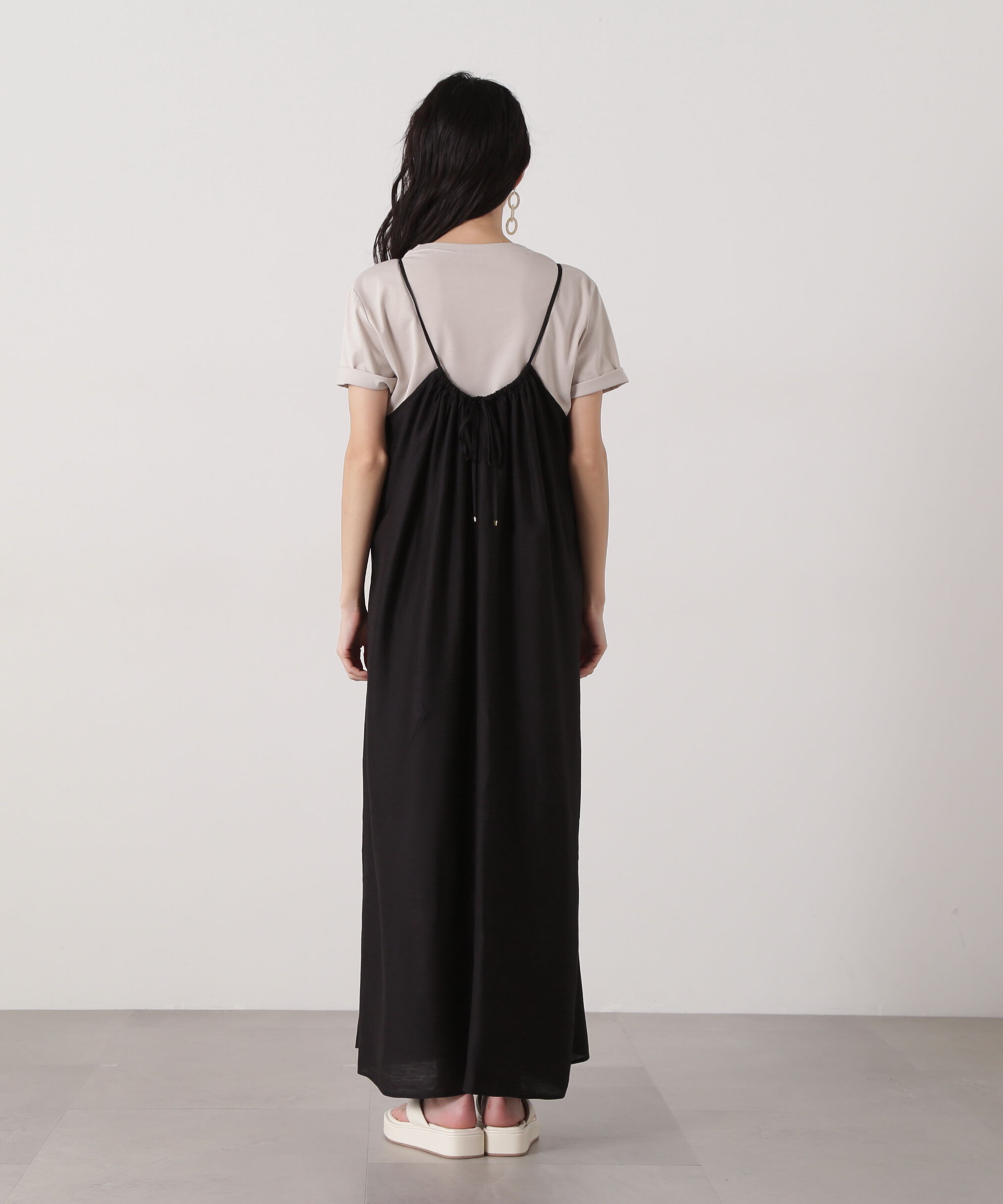  「ギャザーキャミワンピース」|ワンピース|