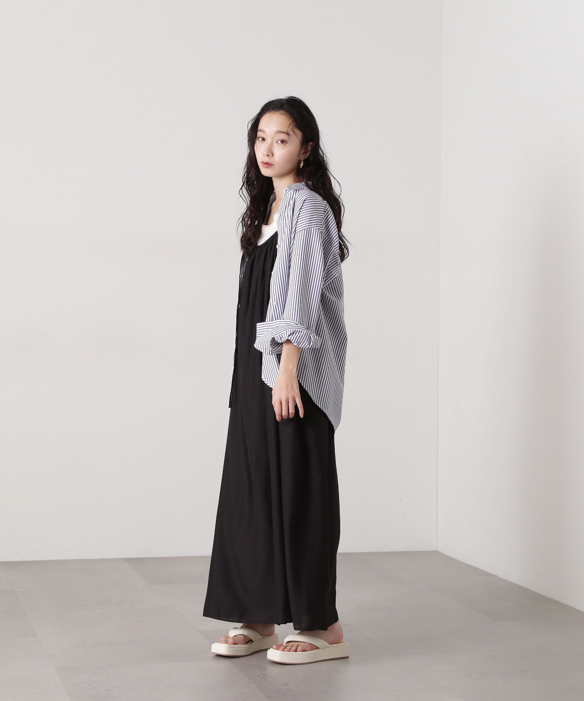  「ギャザーキャミワンピース」|ワンピース|