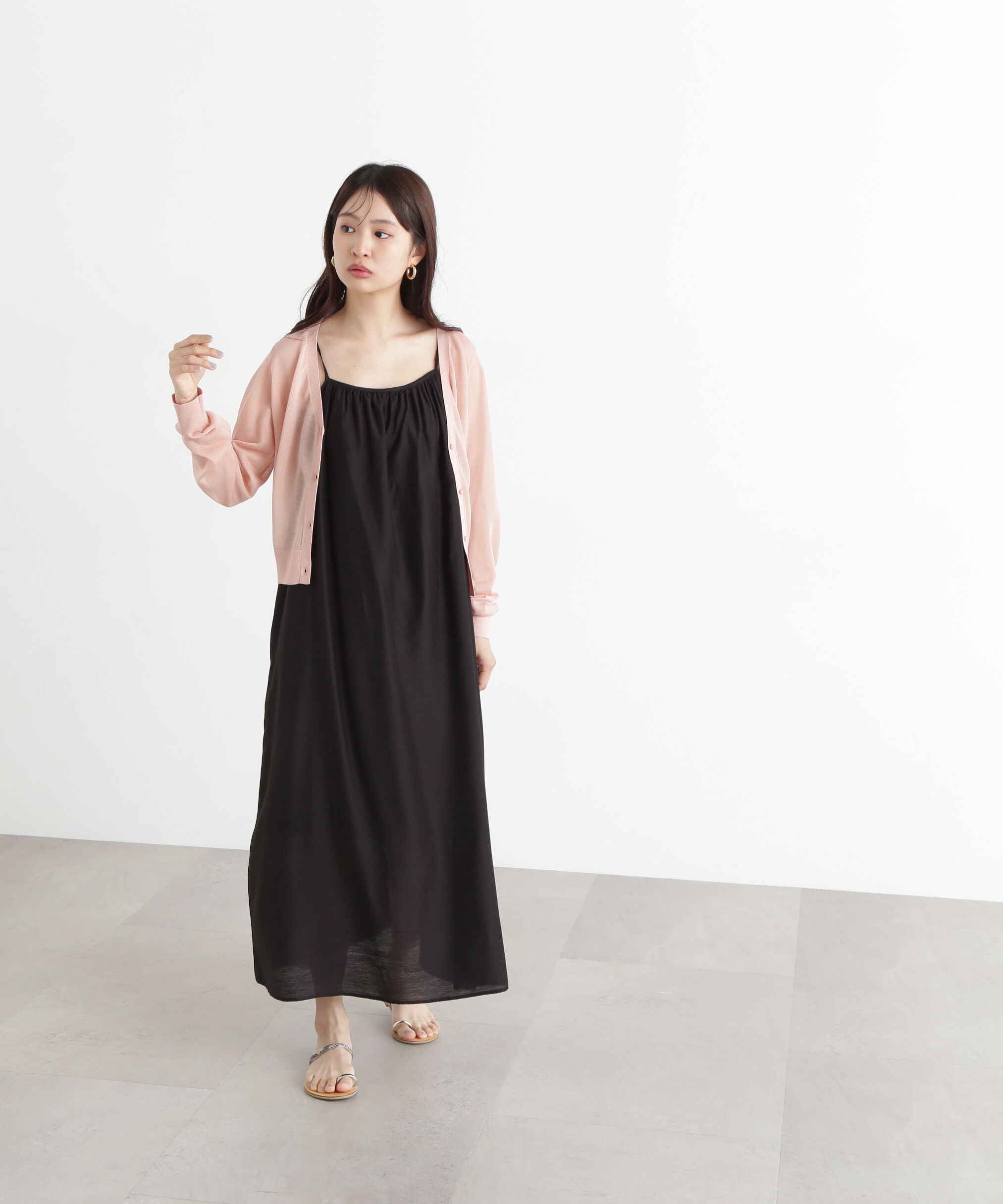  「ギャザーキャミワンピース」|ワンピース|