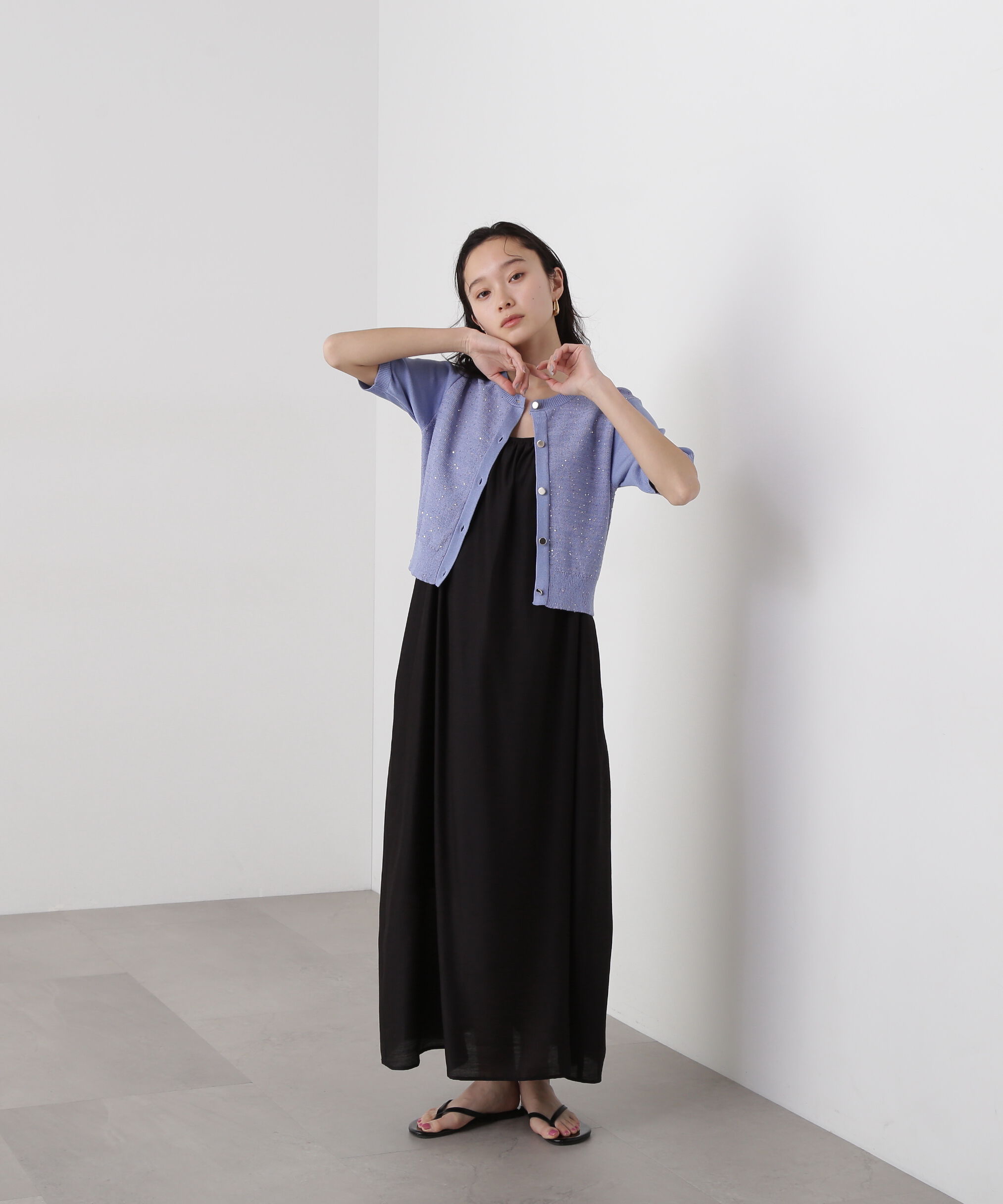  「ギャザーキャミワンピース」|ワンピース|