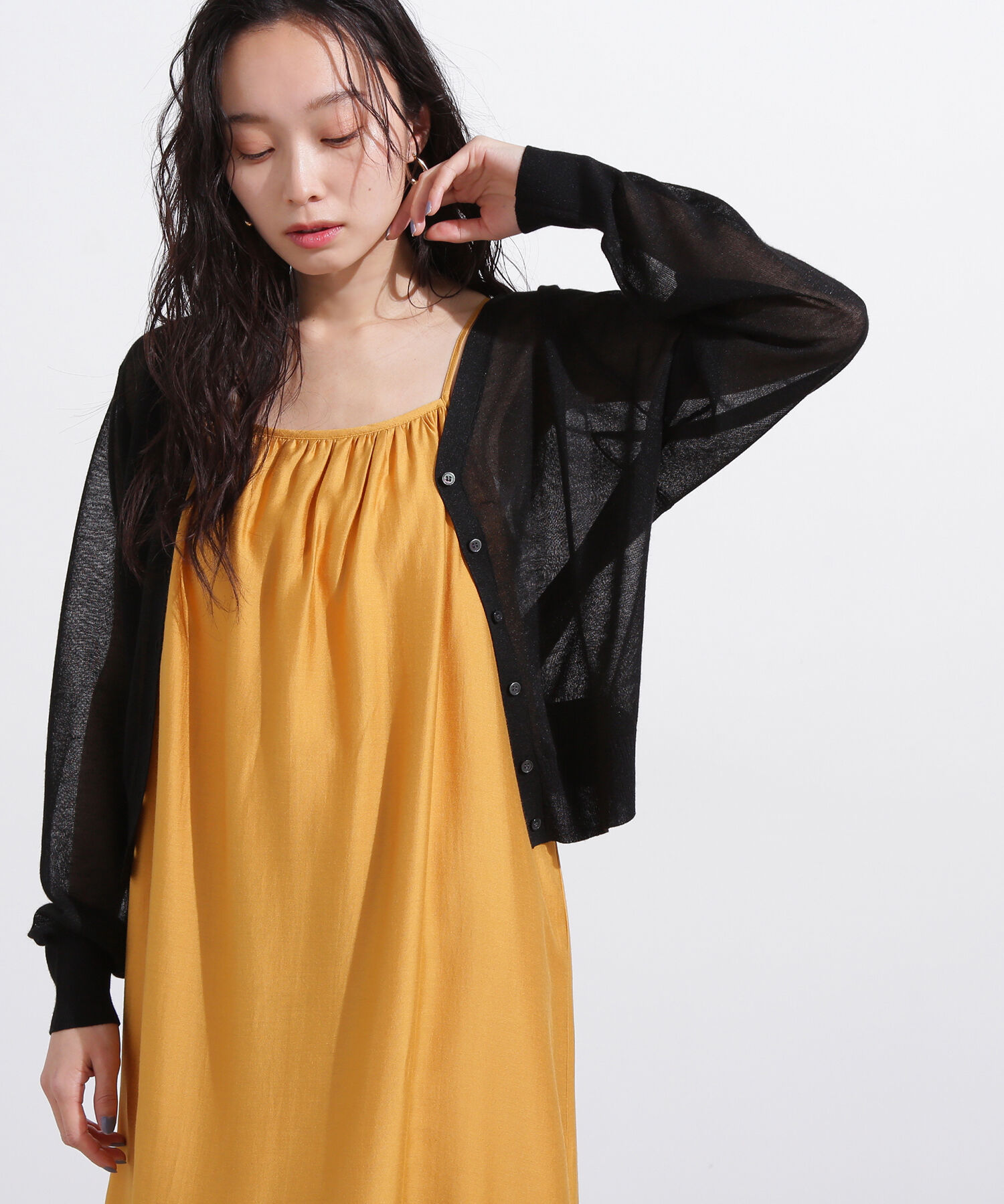  「ギャザーキャミワンピース」|ワンピース|