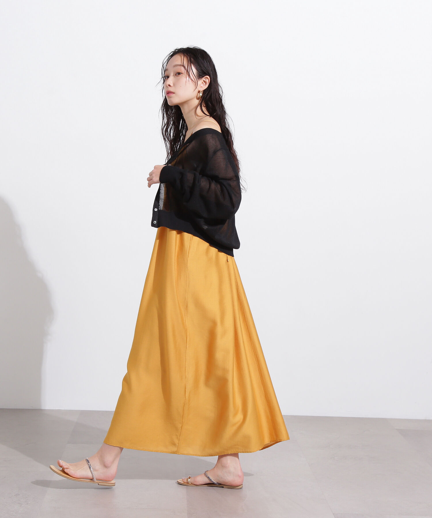  「ギャザーキャミワンピース」|ワンピース|