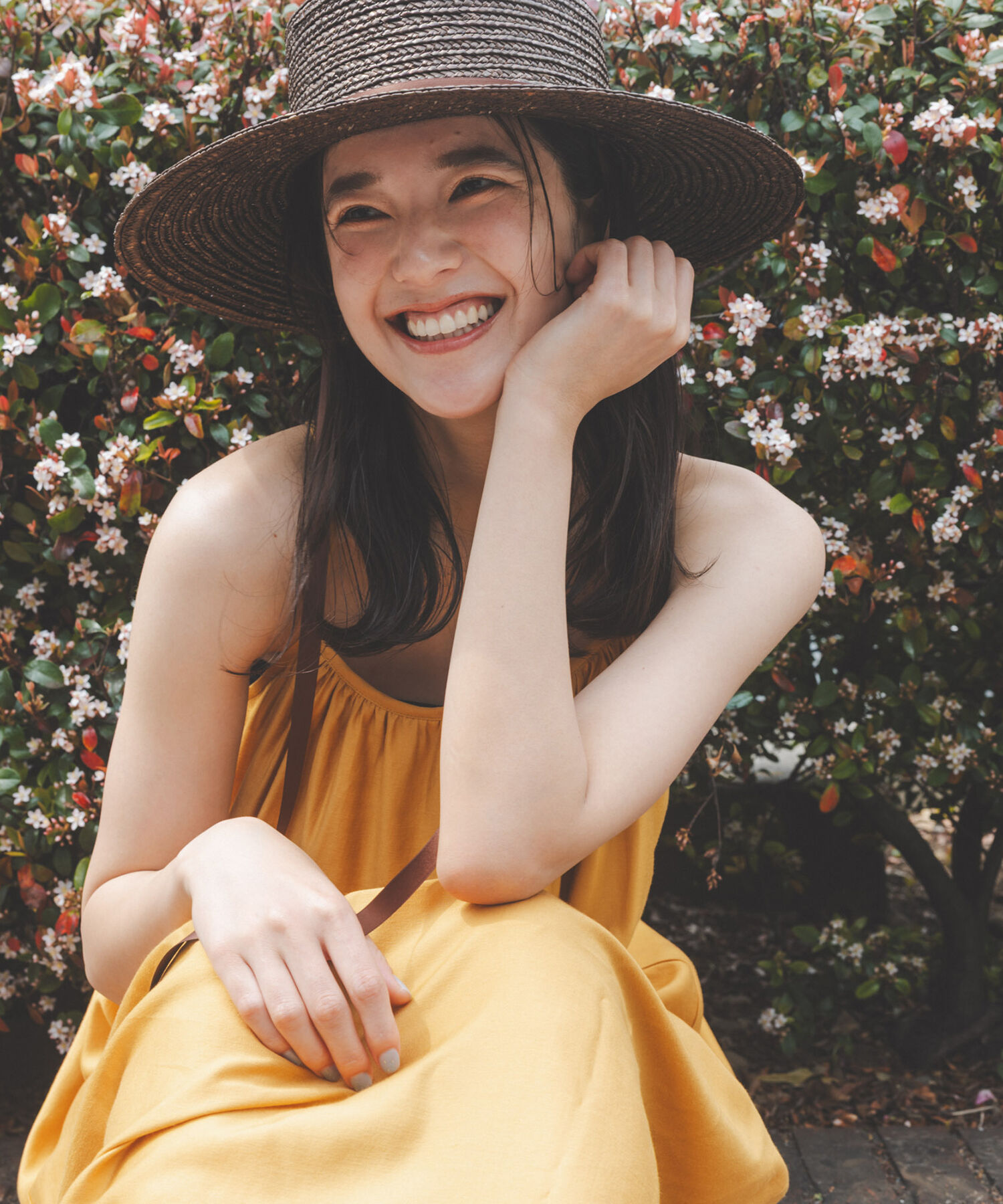  「ギャザーキャミワンピース」|ワンピース|