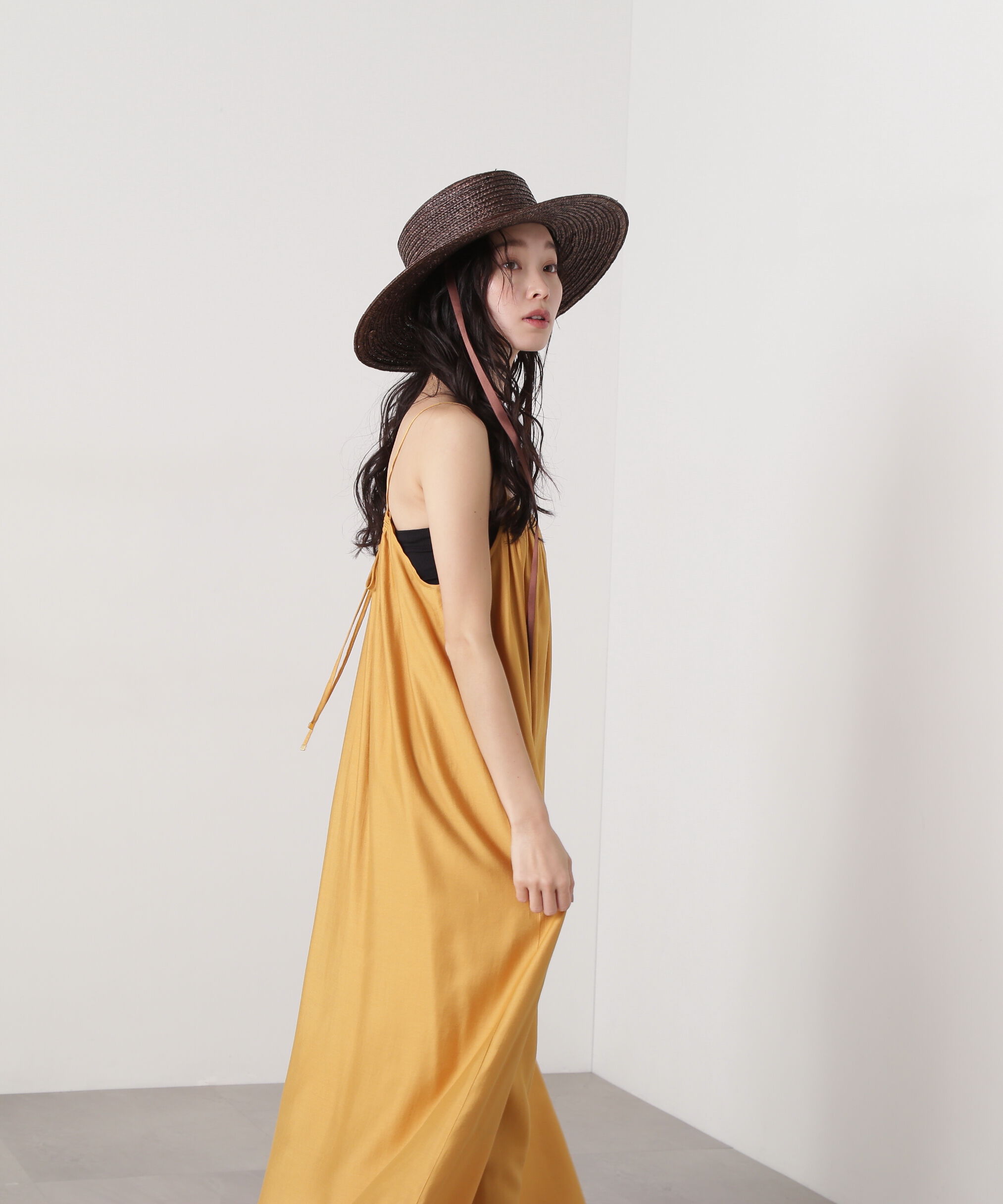  「ギャザーキャミワンピース」|ワンピース|