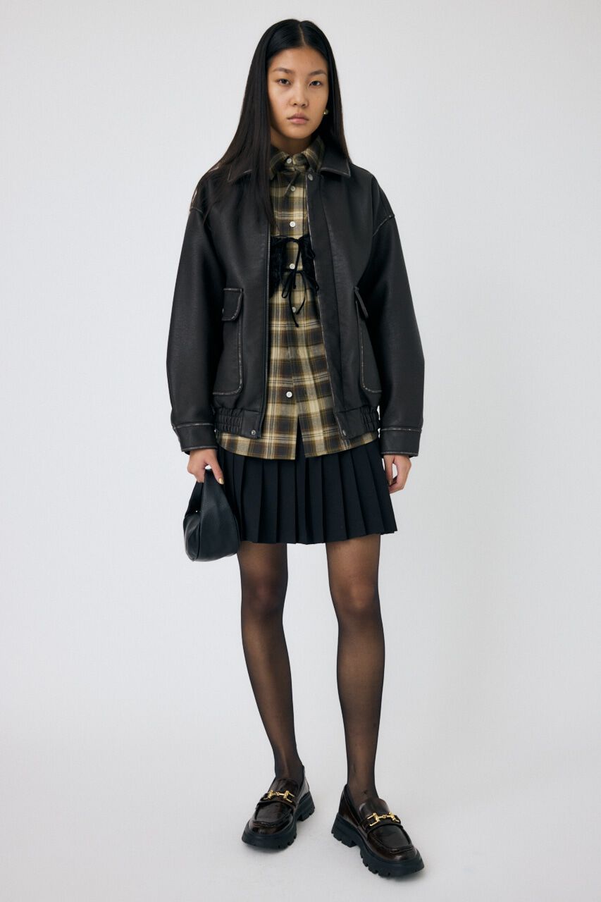 MOUSSY「F/LEATHER A-2 フライトジャケット」|その他|