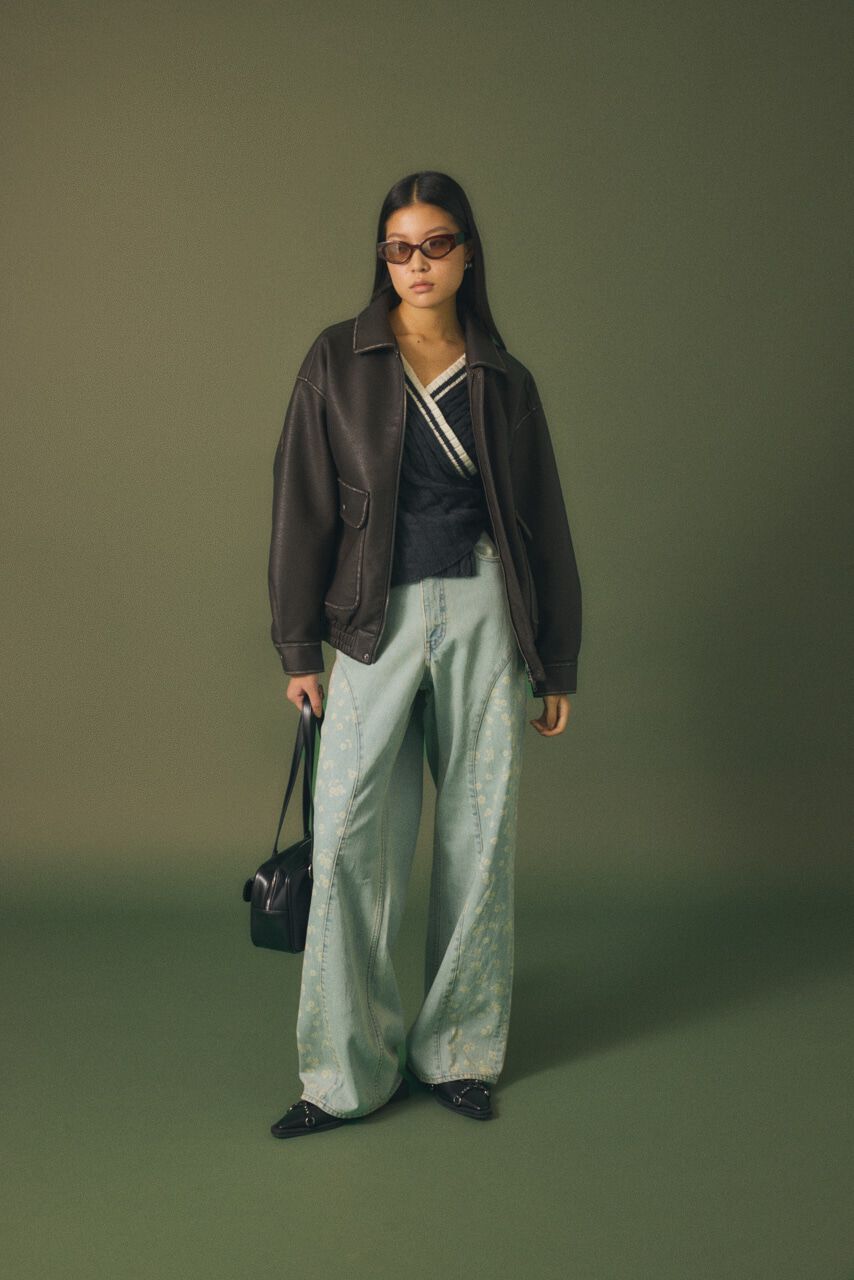 MOUSSY「F/LEATHER A-2 フライトジャケット」|その他|