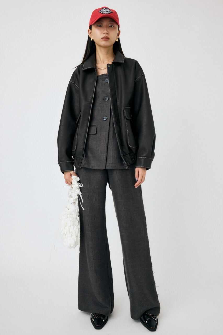 MOUSSY「F/LEATHER A-2 フライトジャケット」|その他|