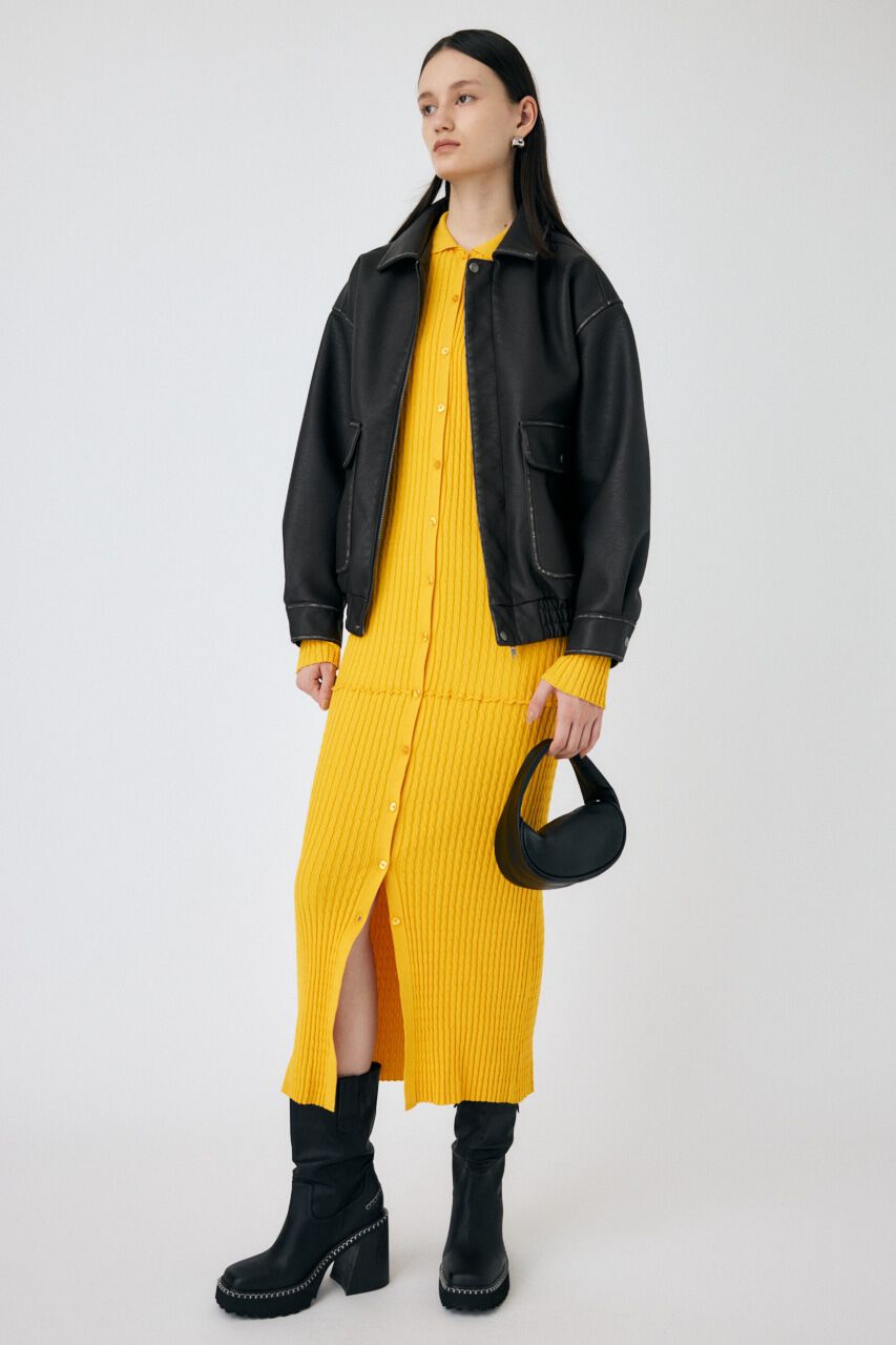 MOUSSY「F/LEATHER A-2 フライトジャケット」|その他|