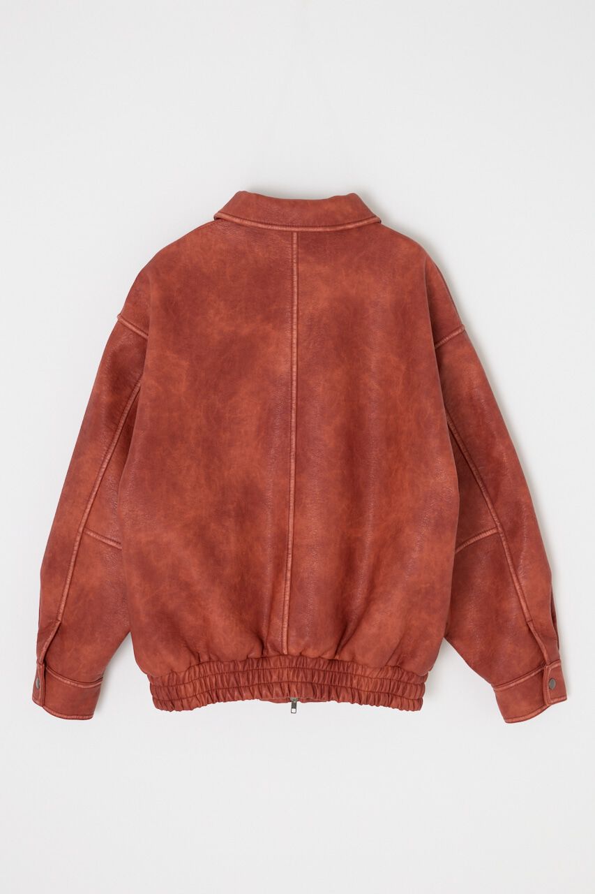 MOUSSY「F/LEATHER A-2 フライトジャケット」|その他|